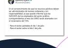 EL GOBIERNO PROVINCIAL INICIA HOY EL PAGO DE SUELDOS A ESTATALES, CON EL 15?AUMENTO
