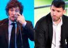 JAVIER MILEI Y EL KUN AGÜERO, LA EXTRAÑA PAREJA UNIDA POR LOS NEGOCIOS DE LA PELOTA