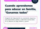 ”CHACO CAPACITA EN DEPORTE” SE REALIZARÁ EN LAS PALMAS