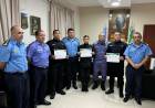 LA CÚPULA POLICIAL RECIBIÓ Y FELICITÓ A PERSONAL DE BOMBEROS QUE FINALIZO CON ÉXITO UN CURSO DE EXPLOSIVOS EN LA PROVINCIA DE RIO NEGRO