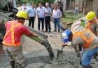 RESISTENCIA: EL GOBERNADOR ZDERO Y EL INTENDENTE ROY NIKISCH CONSTATARON EL AVANCE DE OBRAS DE PAVIMENTACIÓN EN VILLA SAN MARTÍN