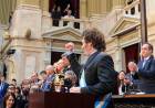 MOTOSIERRA, ALIVIO IMPOSITIVO Y SEGURIDAD: LOS LINEAMIENTOS DEL DISCURSO DE JAVIER MILEI EN LA ASAMBLEA LEGISLATIVA