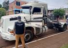 EFECTIVOS SECUESTRAN UN CAMIÓN CON PEDIDO DE SECUESTRO EN EL MARCO DE UNA INVESTIGACIÓN POR FRAUDE
