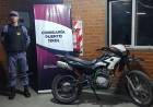 UNA MOTO SECUESTRADA Y UN JOVEN DETENIDO CON PEDIDO DE CAPTURA