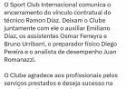 INTER DE PORTO ALEGRE OFICIALIZÓ LA SALIDA DE RAMÓN DÍAZ TRAS UN BREVE CICLO EN EL CLUB