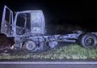 VILLA ÁNGELA: UN CAMIÓN SE PRENDIÓ FUEGO EN PLENA RUTA 95