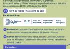 EDUCACIÓN: ABREN INSCRIPCIÓN EXTRAORDINARIA PARA INTERINATOS Y SUPLENCIAS DE DOCENTES BIBLIOTECARIOS