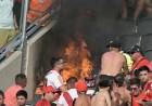 POR EL INCENDIO EN RIVER, SE PROHIBIÓ EL USO DE PAPELITOS EN LAS TRIBUNAS