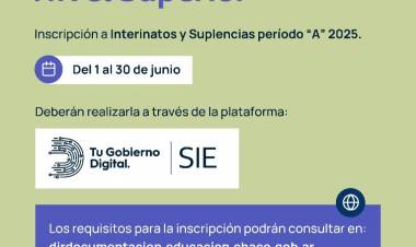 JUNTA DE CLASIFICACIÓN DE NIVEL SUPERIOR: INSCRIPCIÓN A INTERINATOS Y SUPLENCIAS 2025