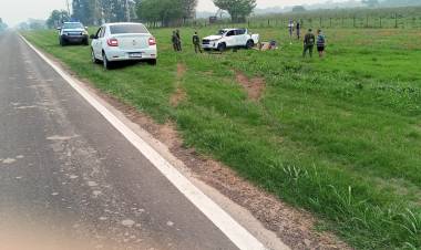 FALLECE UNA MUJER TRAS DESPISTAR CON SU CAMIONETA