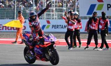 MOTOGP: JORGE MARTÍN GANÓ EN INDONESIA Y SE ACERCA AL TÍTULO