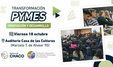 EL GOBIERNO PROVINCIAL INVITA A “TRANSFORMACIÓN PYMES”, UN EVENTO PARA LA INNOVACIÓN DE LAS EMPRESAS LOCALES