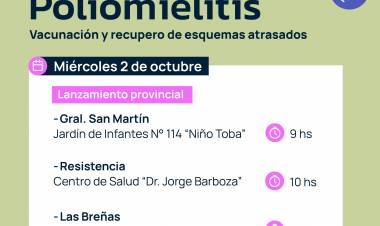LANZAMIENTO PROVINCIAL DEL MES DEL TRABAJO INTENSIVO CONTRA LA POLIO
