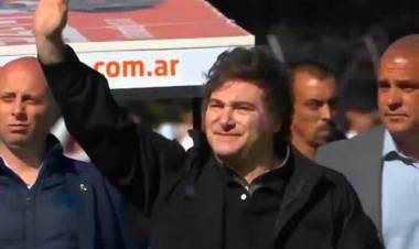 JAVIER MILEI TIENE SU PÚBLICO CAUTIVO: APLAUSOS EN EL ABIERTO DE POLO