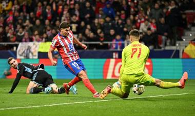 CHAMPIONS LEAGUE: GOLAZO DE JULIÁN ALVAREZ Y TRIUNFO DEL ATLÉTICO