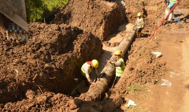 SAMEEP CULMINÓ LA REPARACIÓN DE UN TRAMO DEL ACUEDUCTO NORTE