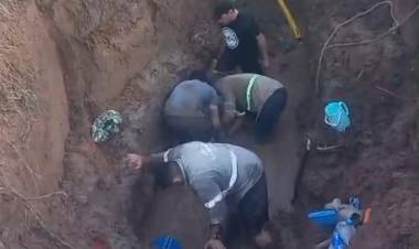 SAMEEP REPARÓ EL ACUEDUCTO LORO BLANCO Y SE NORMALIZÓ EL AGUA POTABLE A PAMPA DEL INFIERNO
