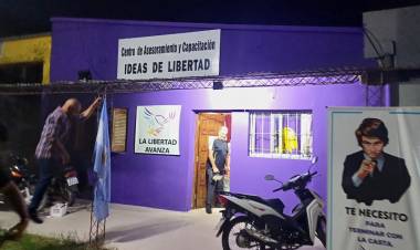 INAUGURACIÓN DE UNA NUEVA SEDE DE LA LIBERTAD AVANZA EN LA LEONESA 