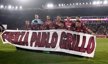 EL PEDIDO DE JUSTICIA POR PABLO GRILLO LLEGÓ AL FÚTBOL