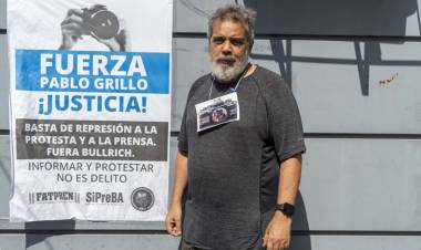 EL REPORTERO GRÁFICO PABLO GRILLO SIGUE MOSTRANDO SIGNOS DE RECUPERACIÓN