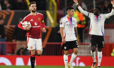 PARTIDO MEMORABLE EN LA EUROPA LEAGUE: MANCHESTER ELIMINÓ AL LYON DE TAGLIAFICO Y ALMADA