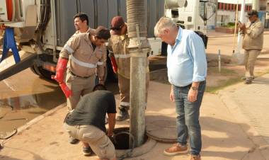 JUAN J. CASTELLI: SAMEEP RESTABLECIÓ EL SERVICIO DE CLOACAS