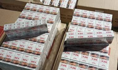 INCAUTARON MILLONARIO CARGAMENTO DE CONTRABANDO EN RUTA 11: CIGARRILLOS, CUBIERTAS Y ELECTRODOMÉSTICOS