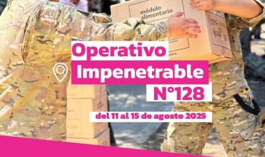 ESTE LUNES 11: COMIENZA EL OPERATIVO Nº128 EN EL INTERFLUVIO CHAQUEÑO