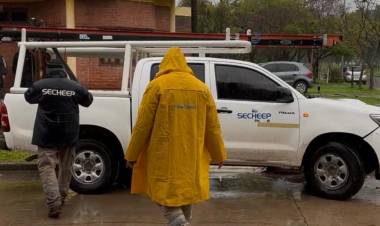 TRABAJOS DE SECHEEP TRAS EL TEMPORAL DEL LUNES EN EL ÁREA METROPOLITANA