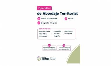 EL IMPENETRABLE VIVIRÁ UN NUEVO OPERATIVO DE ABORDAJE TERRITORIAL