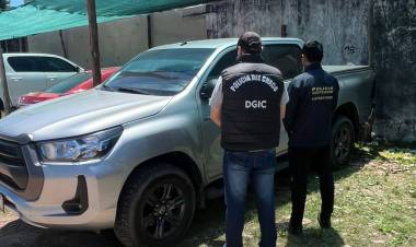 INTENTABAN VENDER UNA CAMIONETA CON MOTOR Y CHASIS ADULTERADO