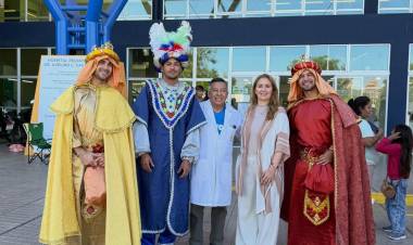 HOSPITAL PEDIÁTRICO: LOS REYES MAGOS COMPARTIERON UN MOMENTO DE ESPERANZA CON LAS FAMILIAS