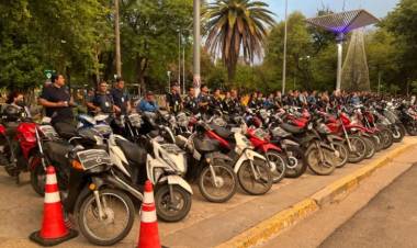 UN GRAN OPERATIVO DE SEGURIDAD VIAL DEJÓ 79 MOTOS SECUESTRADAS