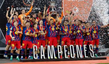 BARCELONA SE QUEDÓ CON LA SUPERCOPA DE ESPAÑA ANTE REAL MADRID