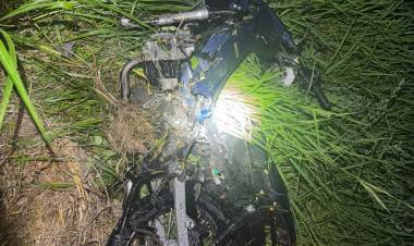 FALLECIÓ UN MOTOCICLISTA EN SINIESTRO VIAL SOBRE RUTA 95