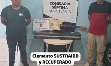 RECUPERÓ UNA GUITARRA QUE SE LA HABÍAN ROBADO Y VENDIDO POR $7 MILLONES
