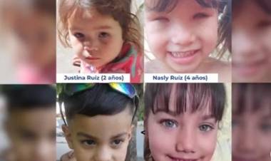 BUSCAN A CUATRO HERMANOS DE 2, 4 Y 5 AÑOS QUE DESAPARECIERON EN SAN LORENZO