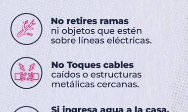 ANTE LLUVIAS: RECOMENDACIONES PARA PREVENIR ACCIDENTES ELÉCTRICOS