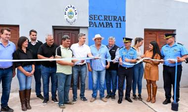 RECUPERACIÓN HISTÓRICA: PAMPA 11 VUELVE A TENER SU DESTACAMENTO RURAL