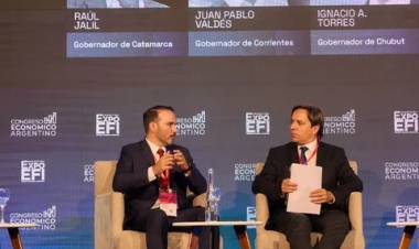 VALDÉS LLAMÓ A BUSCAR INVERSIONES Y FORTALECER LA MATRIZ PRODUCTIVA EN EXPO EFI 2026