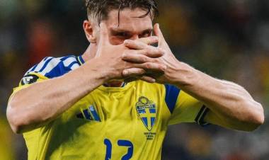 SUECIA DEBUTÓ EN EL MUNDIAL 2026 CON UNA CONTUNDENTE GOLEADA ANTE TÚNEZ