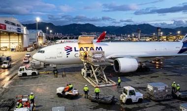 CRECIÓ UN 1,9% EL TRANSPORTE DE CARGA AÉREA EN LATINOAMÉRICA EN MAYO