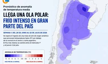 CHACO SE PREPARA PARA UNA "BOMBA POLAR": PREVÉN TEMPERATURAS POR DEBAJO DE LOS 4°C