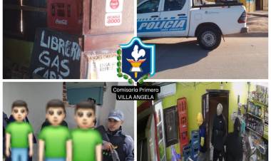 VILLA ÁNGELA: ESCLARECIERON EL ROBO A UN MAXIKIOSCO E IDENTIFICARON A LOS PRESUNTOS AUTORES