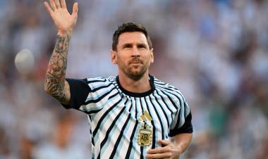 LIONEL MESSI LLEGÓ A ROSARIO PARA PASAR UNOS DÍAS CON SU FAMILIA