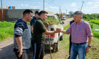 MÁS SEGURIDAD PARA LA ZONA SUR: AVANZA LA INSTALACIÓN DE UN NUEVO PUESTO POLICIAL EN EL EX CAMPO ZAMPA