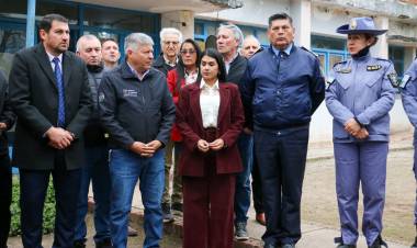 MATKOVICH RECORRIÓ LA DIFICULTAD Y FORTALECE LA SEGURIDAD RURAL EN EL INTERIOR
