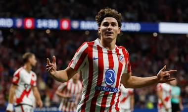 JULIÁN ÁLVAREZ NO FUE CONVOCADO PARA EL ÚLTIMO AMISTOSO DE PRETEMPORADA DEL ATLÉTICO DE MADRID