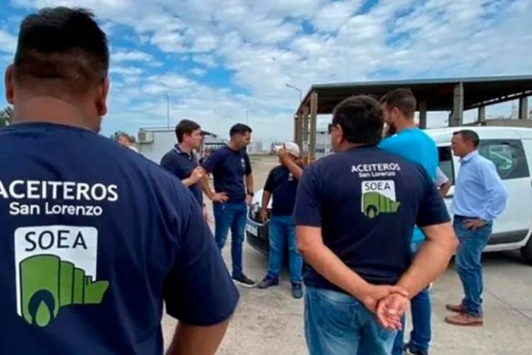 PARO ACEITERO CONTRA LA LEY BASES 