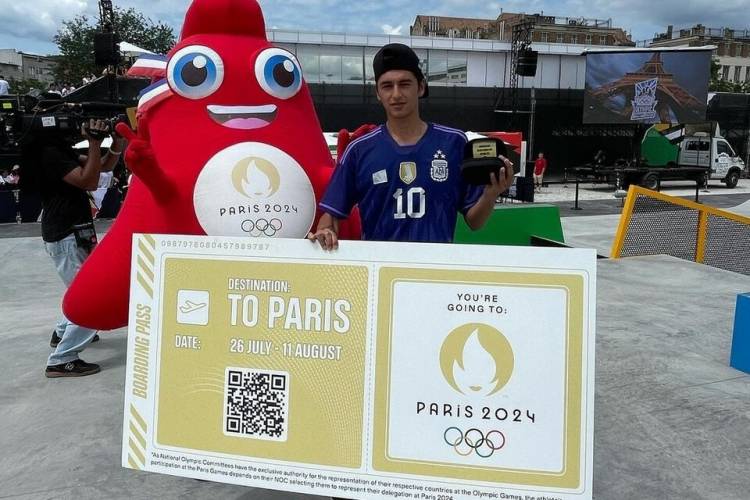 DE MONTE CHINGOLO A PARÍS: LA HISTORIA DEL SKATER OLÍMPICO